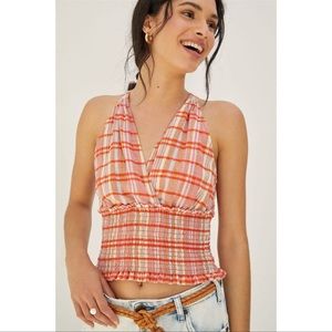 New with Tags! Anthropologie Pilcro Jessie Halter Top Shirt. Size Large.